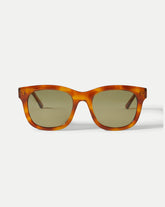 Jane Square-Frame Sunglasses in Honey