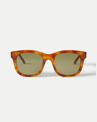 Jane Square-Frame Sunglasses in Honey