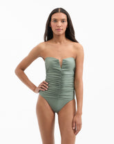 Arpel Swimsuit in Stone Army