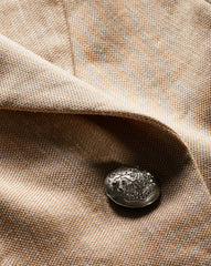 Hosanna Khaki Linen Dickey Jacket in Khaki Melange