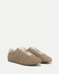 Riviera Suede Sneaker in Sand/Lily