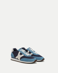 Penrose Sneaker in Navy/Mare/Lily Sky Blue & White