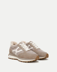 Valentina Shearling Sneaker in Grey