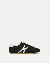 Riviera Suede Sneaker in Black/Coconut