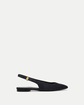 Shina Slingback Flat in Navy