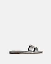 Via Slide Sandal in Silver