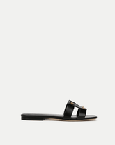 Via Slide Sandal in Black