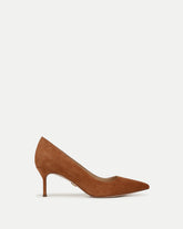 Rita Suede Pump in Hazelwood