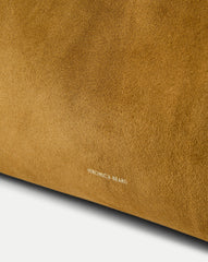 Vida Suede Shoulder Bag in Tan Acorn