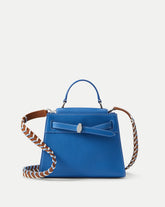 Veronica Beard Dash Top-Handle Bag in Blue Coast
