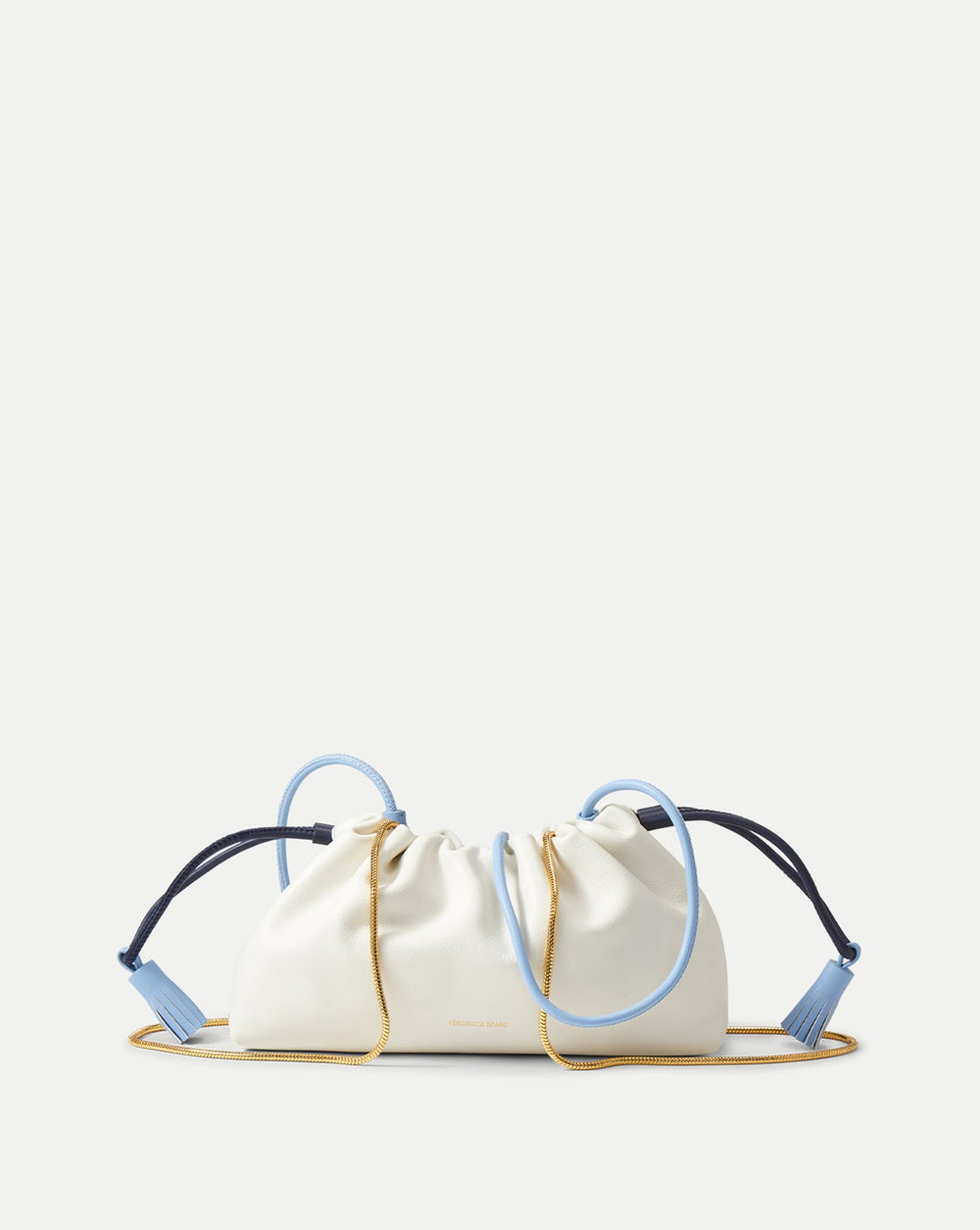 Small Veronica Beard Stash Bag in Off White Multi