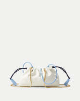 Small Veronica Beard Stash Bag in Off White Multi