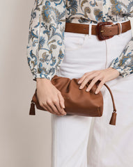 Small Veronica Beard Stash Bag in Hazelwood