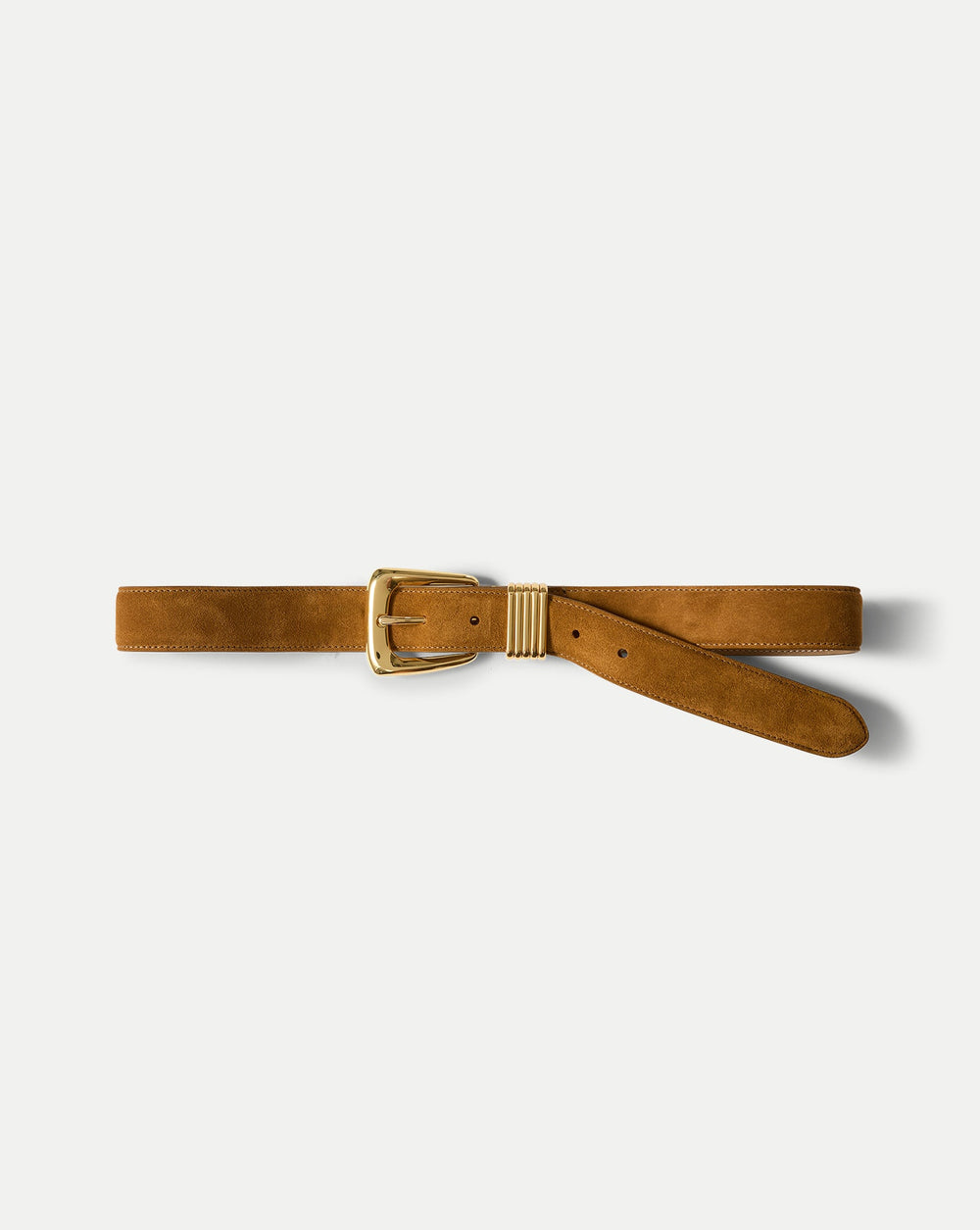 Arch Suede Belt in Tan
