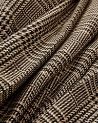 Gracie Flare Pant in Black & Beige Houndstooth