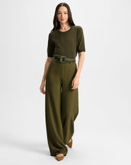 Cole Wide-Leg Pant in Khaki