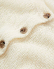 Gilmour Mohair Cardigan in Dove White