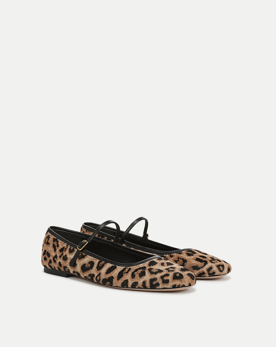 Ellie Leopard Flat in Leopard