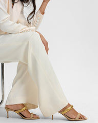 Tobin Gold Band Sandal in Beige Sand