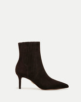 Lisa Mid-Heel Ankle Boot in Espresso