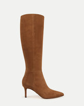 Lisa Mid-Heel Boot in Chestnut