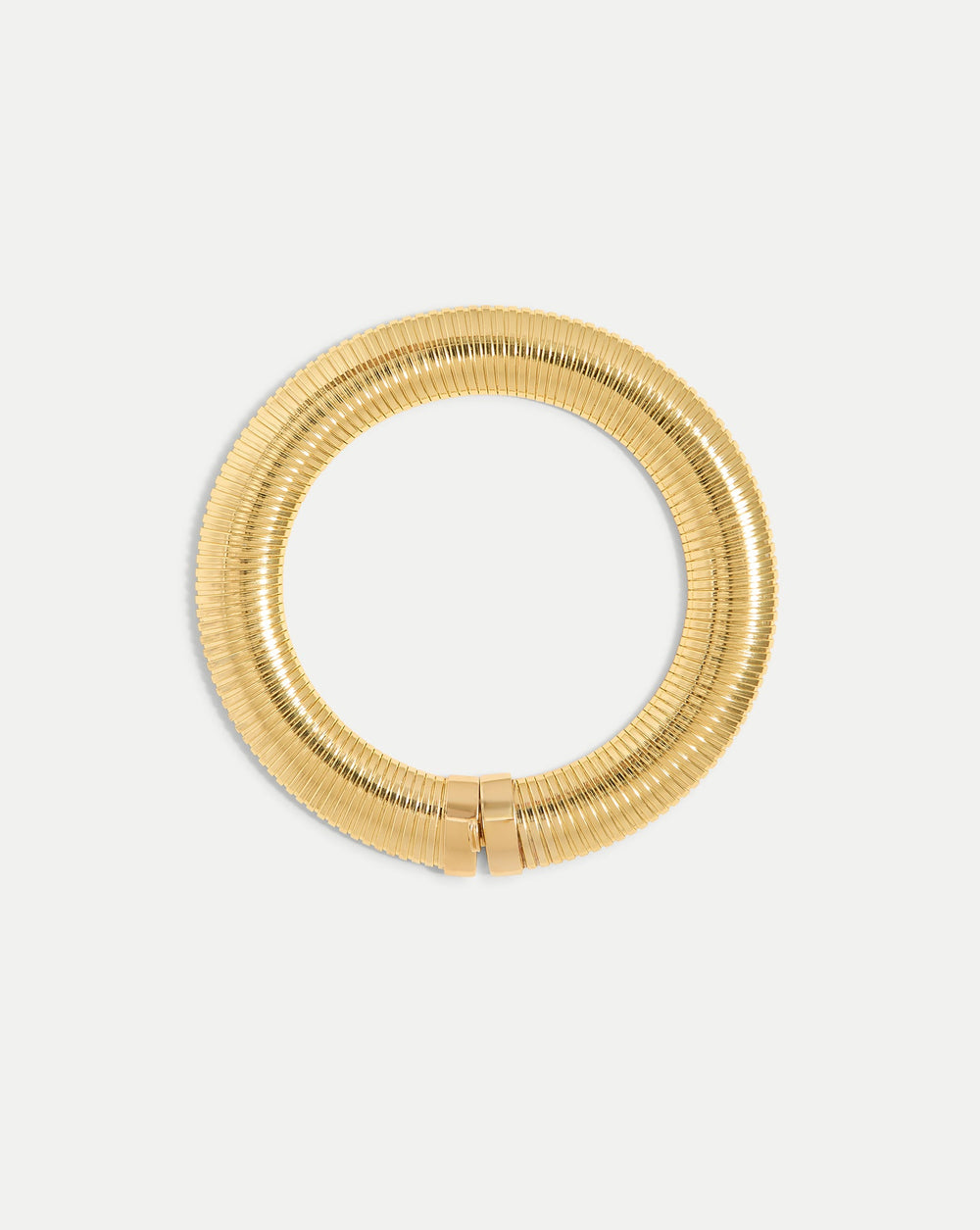 Tubogas Collar Necklace in Gold