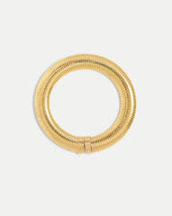 Tubogas Collar Necklace in Gold