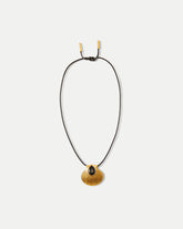 Shell Cord Necklace in Gold