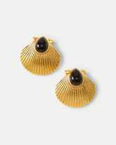 Shell Earrings in Gold