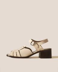 ANCORA SQUARED HEELED - Open-Toe Fisherman Sandal