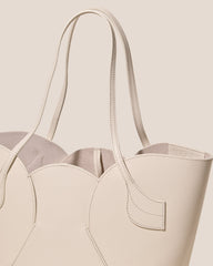 SEPAL S GRAINY - Tulip Shape Zipped Tote Bag