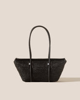 FORNA RAFFIA - Leather Framed Shoulder Bag