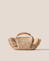 ARTA MINI CROCHET RAFFIA - Pleated Crossbody Bag