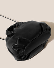BOMBON SUPPLE SHINY - Plaited-handle Leather Handbag