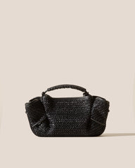 ARTA MINI RAFFIA - Pleated Crossbody Bag