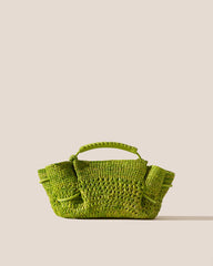 ARTA MINI CROCHET RAFFIA - Pleated Crossbody Bag