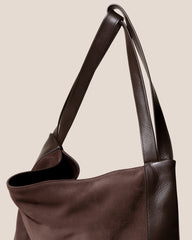 CADOR SUEDE - Slouchy Shoulder Bag