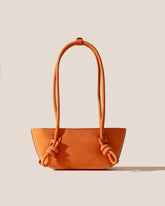 FLECA MINI SHOULDER NUBUCK - Knotted-handle Shoulder Bag