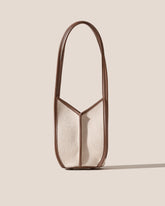 CALELLA BUCKET CANVAS - Leather-trimmed Shoulder Bag