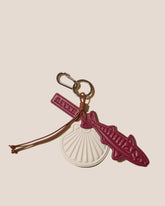 LAMAR KEYCHAIN - Embossed Leather Keychain