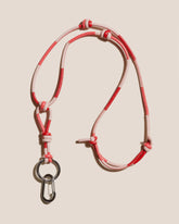 GERANI KEYCHAIN - Hand-Knotted Patchwork Keychain