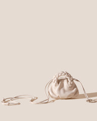 BOMBON MINI PURSE - Plaited-Handle Leather Keychain Purse