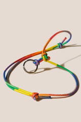 PRIDE KEYCHAIN - Multicoloured Patchwork Keychain