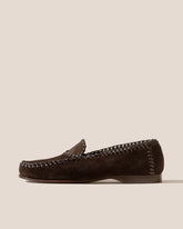 SASTRE SUEDE - Braided Seams Slip-on Loafer