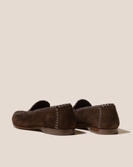 SASTRE SUEDE - Braided Seams Slip-on Loafer