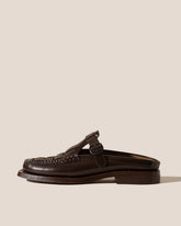 BONELL - Woven T-bar Mule Loafer