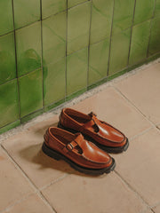 ALBER SPORT - Tread Sole T-Bar Loafer