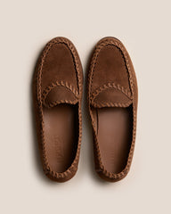 SASTRE SUEDE - Braided Seams Slip-on Loafer