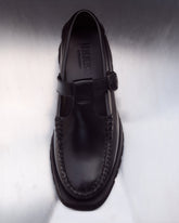ALBER SPORT - Tread Sole T-Bar Loafer