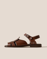 ROCA GRAINY VEG TAN - Square-toe Fisherman Sandal